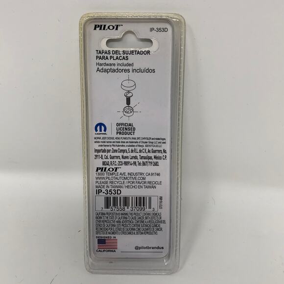 New Official Licensed Dodge Ram Logo License Plate Fastener Caps Sealed - Picture 2 of 2